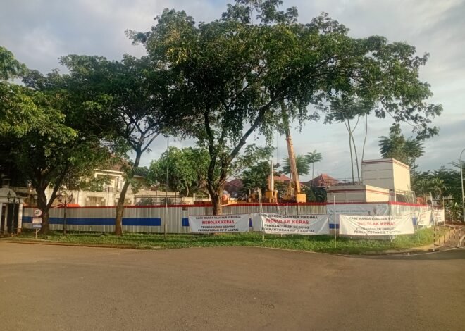 Warga Cluster Viginia Kota Wisata, Pertanyakan  Pembangunan Gedung FIF 