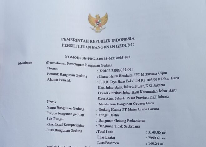 DPMPTSP Blunder Terbitkan PGB Gedung 7 Lantai Di Kota Wisata: Bupati Bogor Diminta Membatalkan