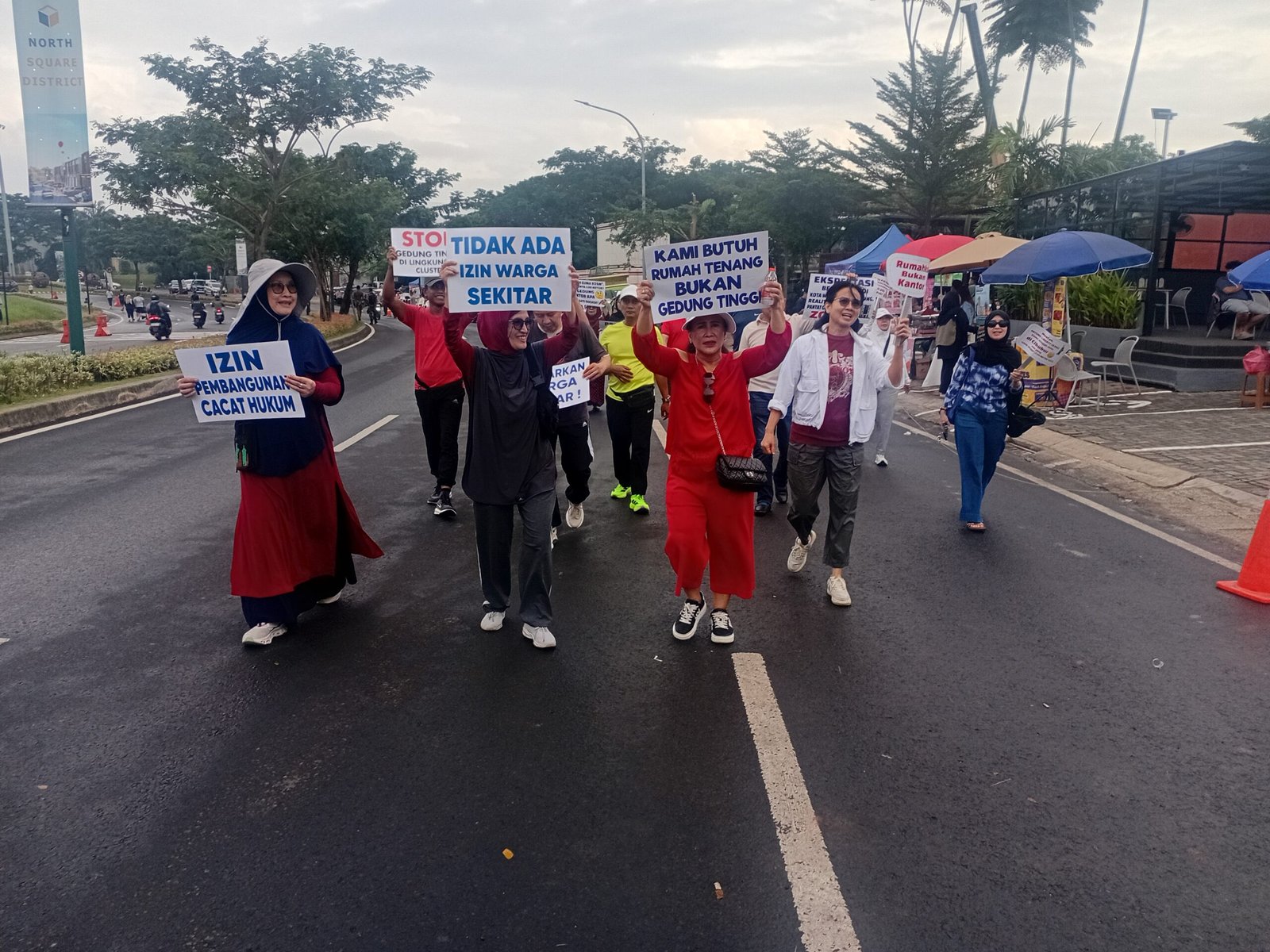 Aksi Penolakan PGB Pendirian Gedung FIF Di Kota Wisata Berlanjut
