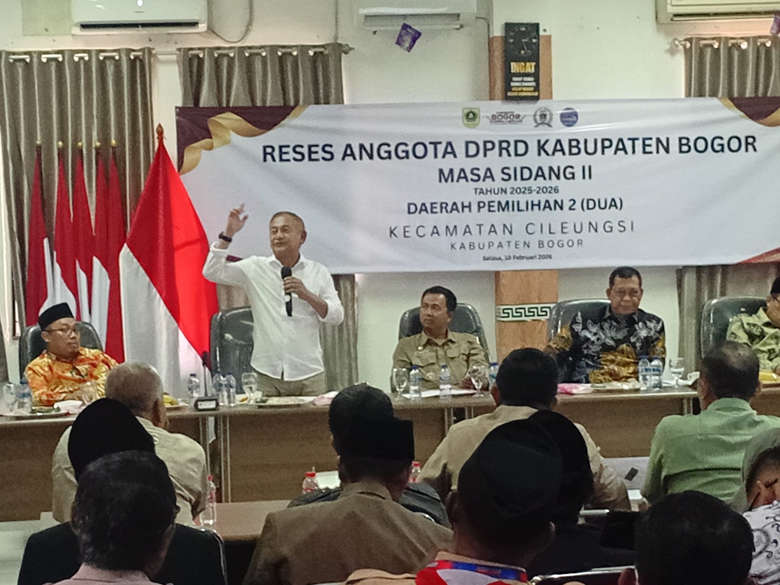 Masalah Banjir Mendominasi  Reses Masa Sidang II Anggota DPRD Kabupaten Bogor