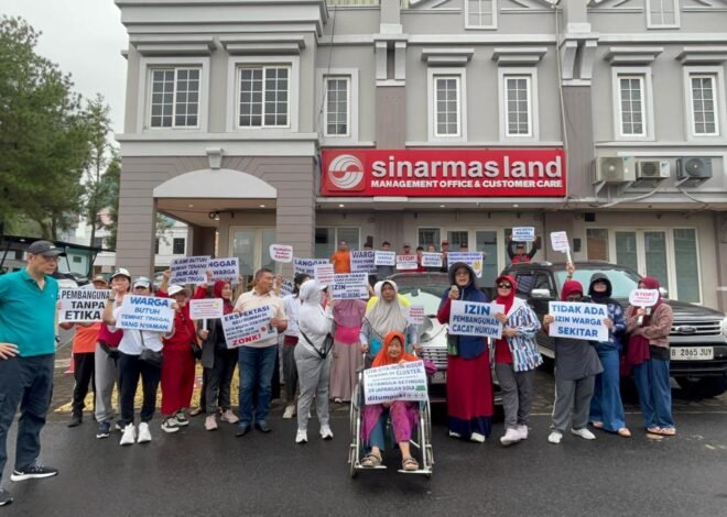 Diduga Developer Kota Wisata “Cuci Tangan”, Atas PGB Siluman: Warga Menuntut Pembatalan