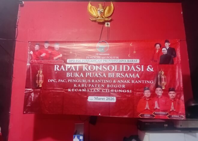 Dalam Konsolidasi PAC PDI Perjuangan di Cileungsi: Diprogramkan 5.000 Beasiswa Anak Untuk Dapil 2