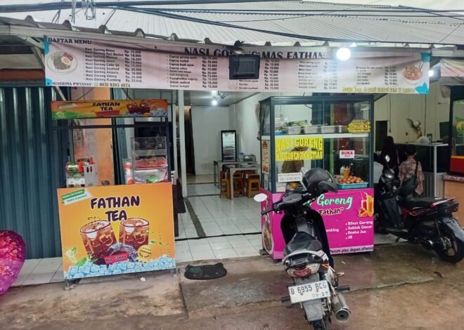 Kuliner Nasi Goreng Mas Fathan: Rasa Chef Resto Terkenal Harga Merakyat
