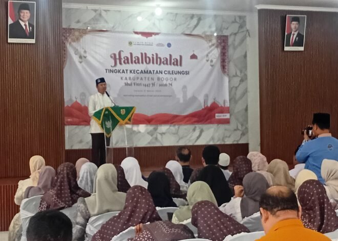 Halal Bihalal Kecamatan Cileungsi 2026: Melayani Masyarakat untuk Cileungsi yang Lebih Baik.