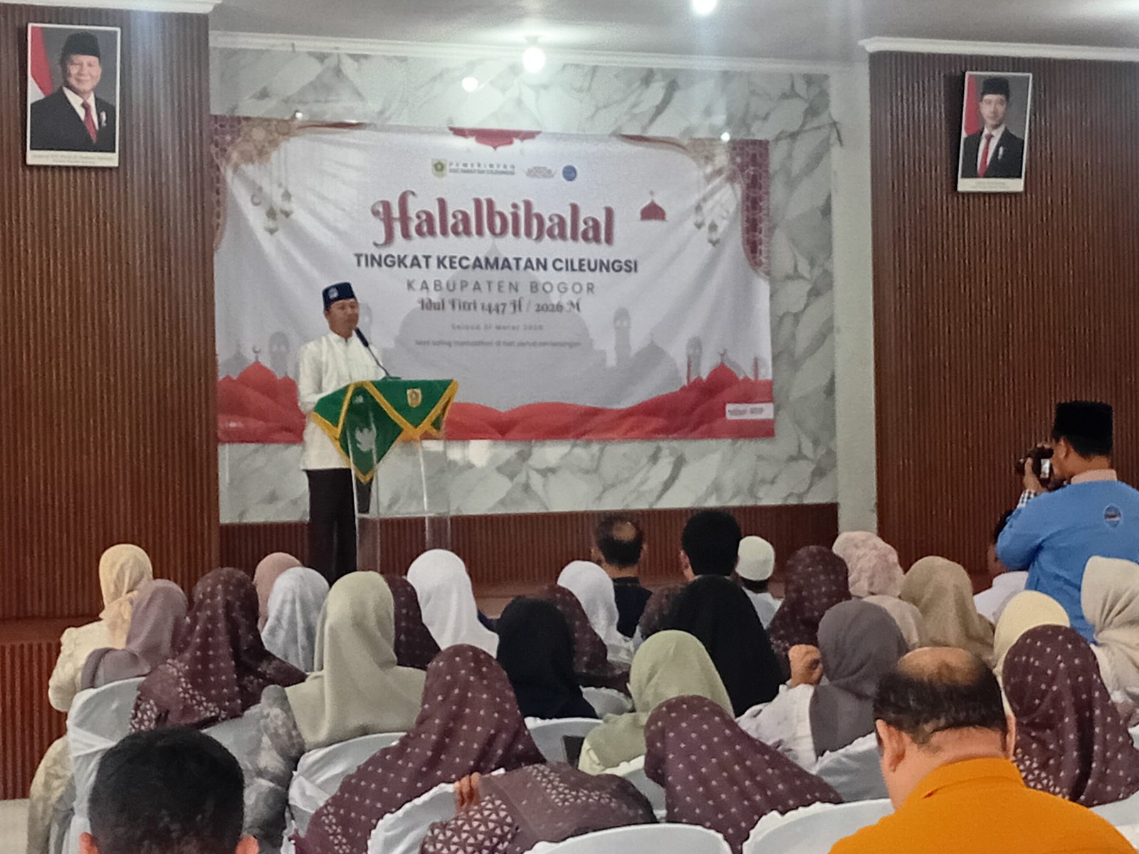 Halal Bihalal Kecamatan Cileungsi 2026: Melayani Masyarakat untuk Cileungsi yang Lebih Baik.