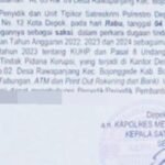 Jeruji Besi Menanti: Dugaan Korupsi di Desa Rawapanjang, Jangan Sebatas Pengembalian Dana Negara