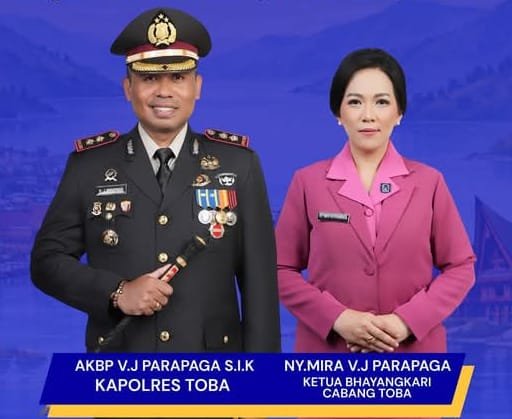 Kapolres Toba dan Bhayangkari Ucapkan Selamat Hari Jadi ke-27 Kabupaten Toba