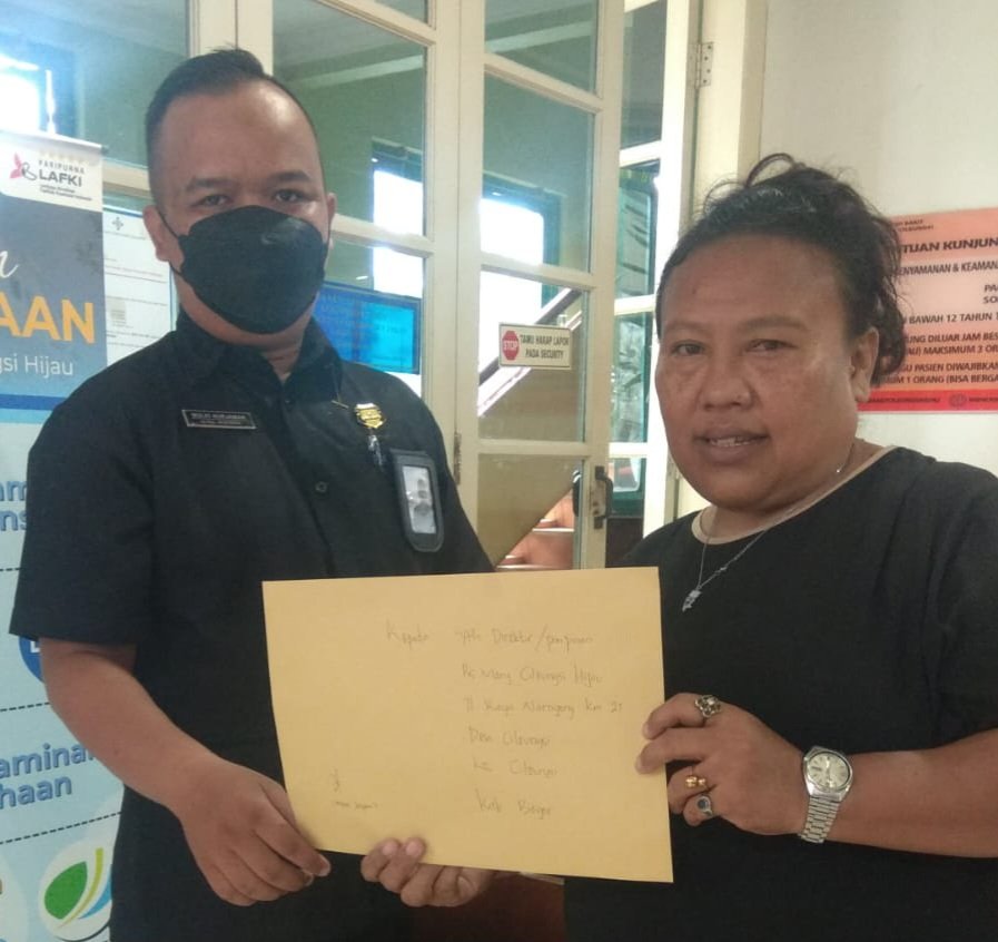 RS Mary Cileungsi Hijau Diminta Berikan Santuan Kematian Oleh Isteri Almarhum Pekerja Yang Meninggal