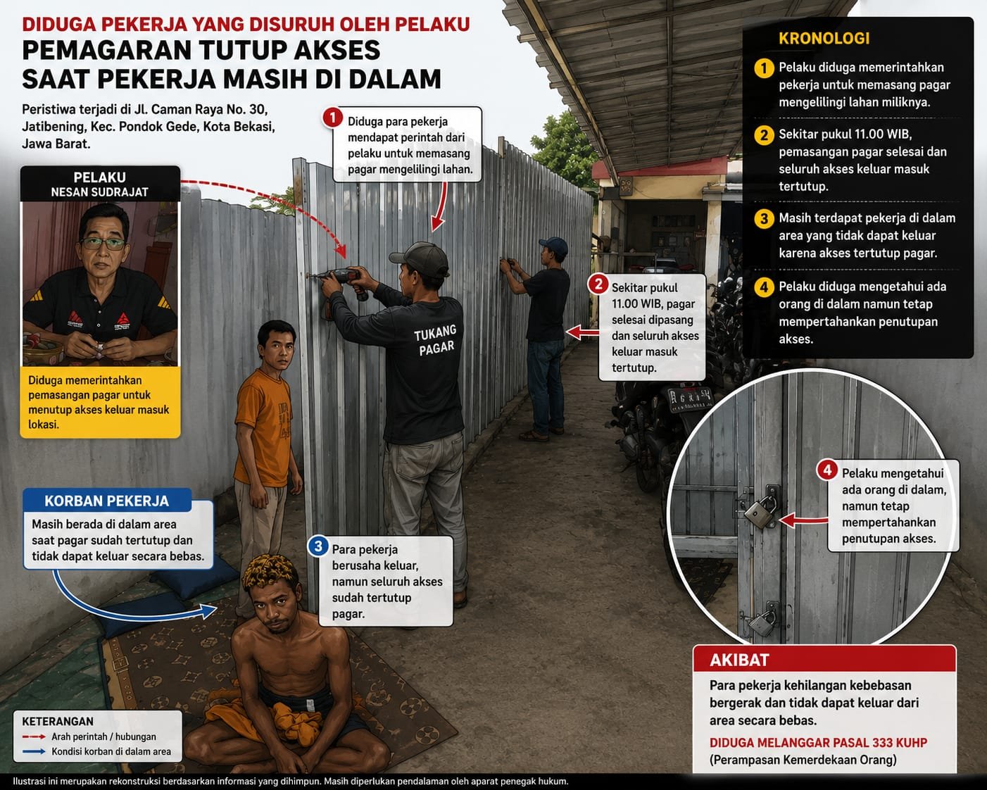 Kuasa Hukum Layangkan Somasi Terkait Dugaan Penutupan Akses Pekerja di Jatibening