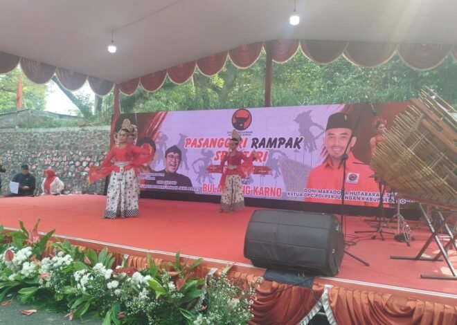 Bulan Bung Karno: DPC PDI-Perjuangan Gelar Pasanggiri Rampak Seni Tari