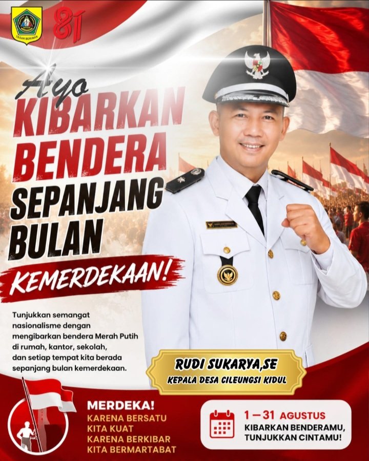 Merah Putihkan Desa Cileungsi Kidul